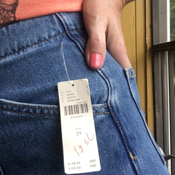 Pilcro paperboy cropped wideleg pants - Picture 3 of 4